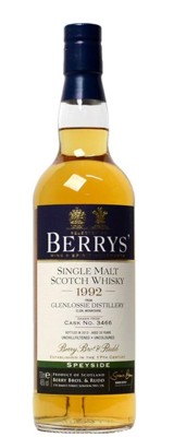 glenlossie 1992 / 20 year old / berry bros & rudd 